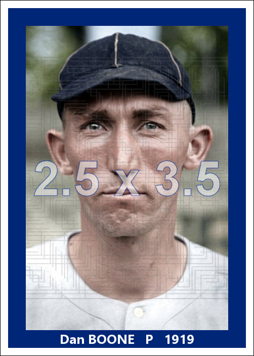 Dan Boone - 1919 Philadelphia Athletics - choose a size & style