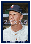 Dan Dobbek - 1961 Minnesota Twins - choose a size & style