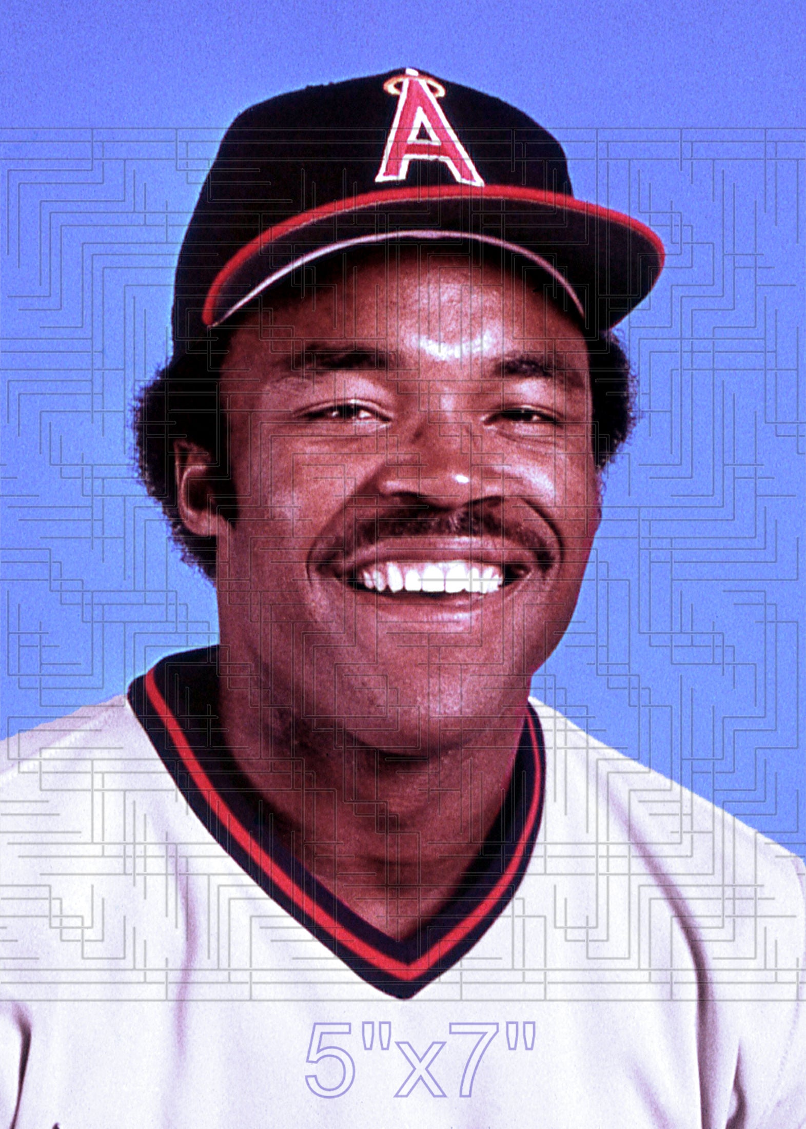 Dan Ford - 1979 California Angels - choose a size & style