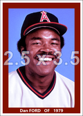 Dan Ford - 1979 California Angels - choose a size & style