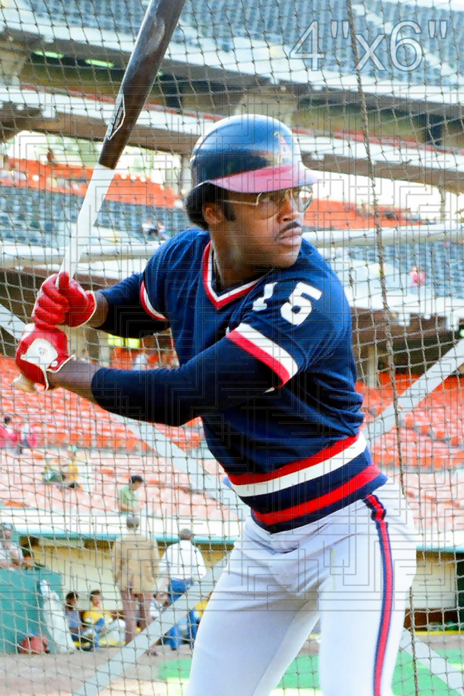 Dan Ford - 1981 California Angels - choose a size & style