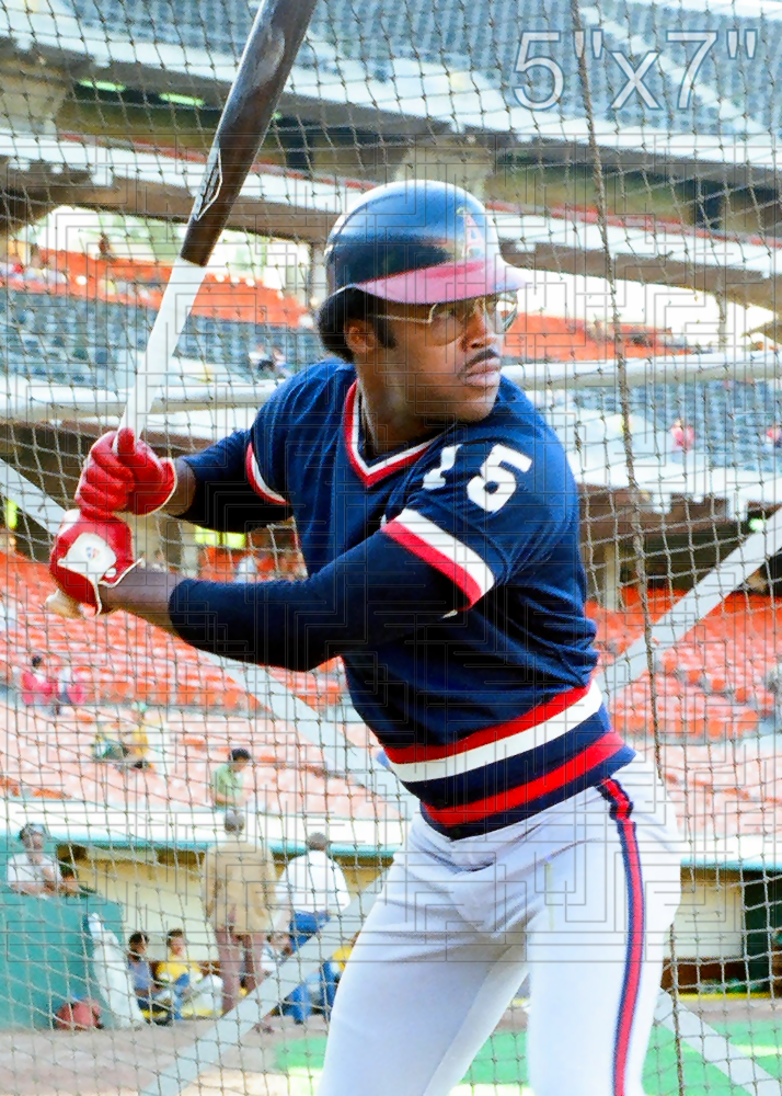 Dan Ford - 1981 California Angels - choose a size & style
