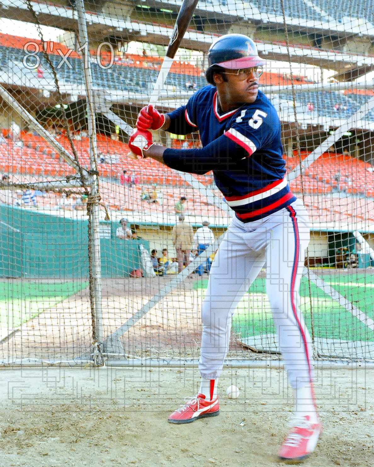 Dan Ford - 1981 California Angels - choose a size & style