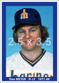 Dan Meyer - 1977-80 Seattle Mariners - choose a size & style