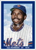 Dan Norman - 1979 New York Mets - choose a size & style