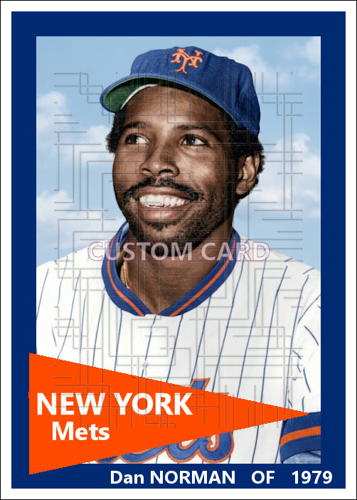 Dan Norman - 1979 New York Mets - choose a size & style
