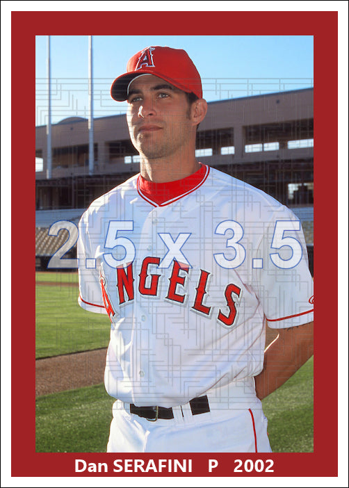 Dan Serafini - 2002 Anaheim Angels spring training - choose a size & style