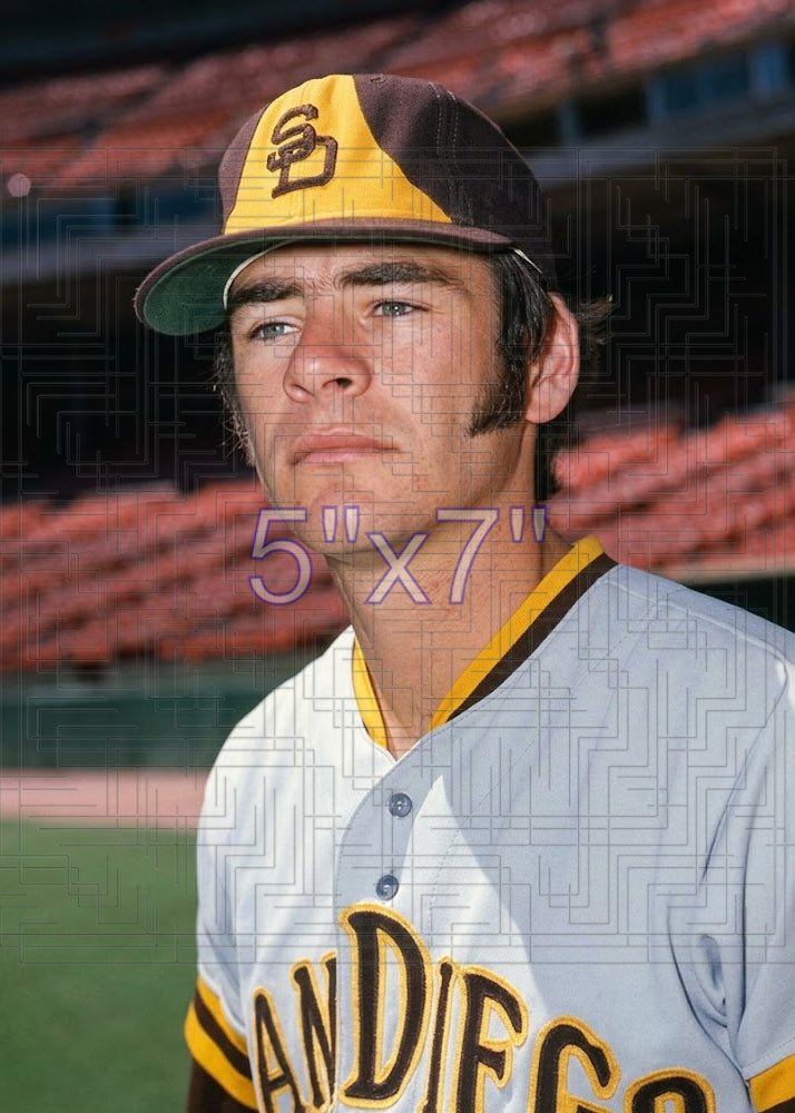 Dan Spillner - 1974 San Diego Padres - choose a size & style