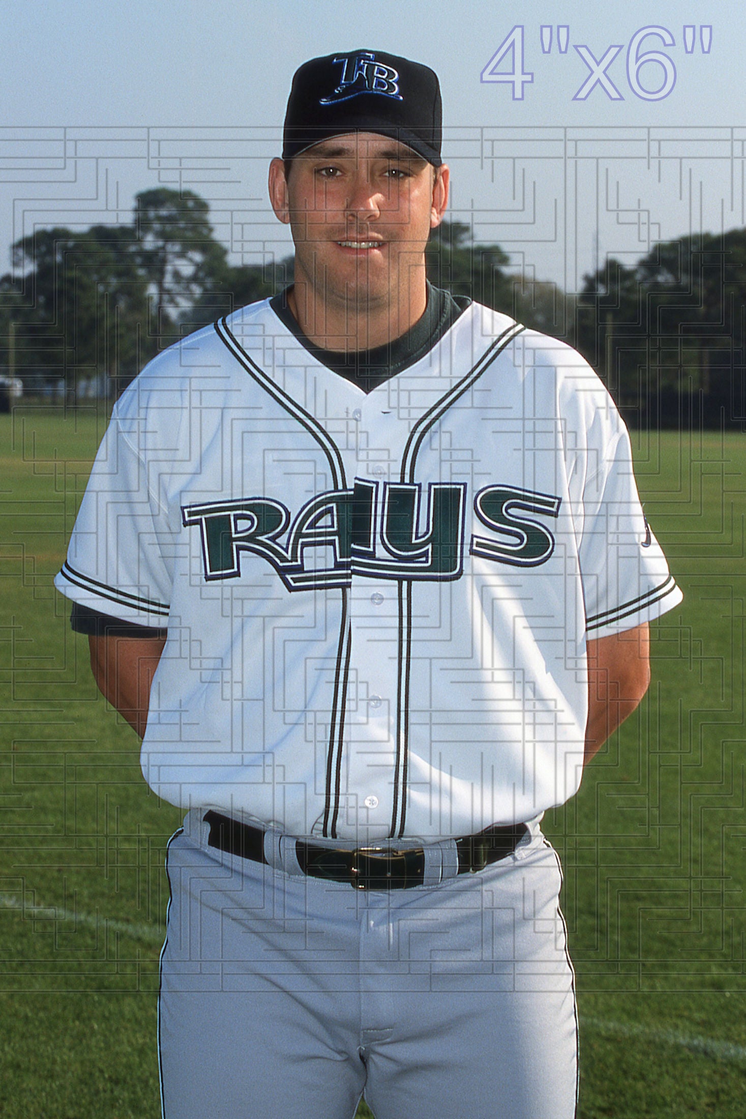 Dan Wheeler - 2001 Tampa Bay Devil Rays - choose a size & style