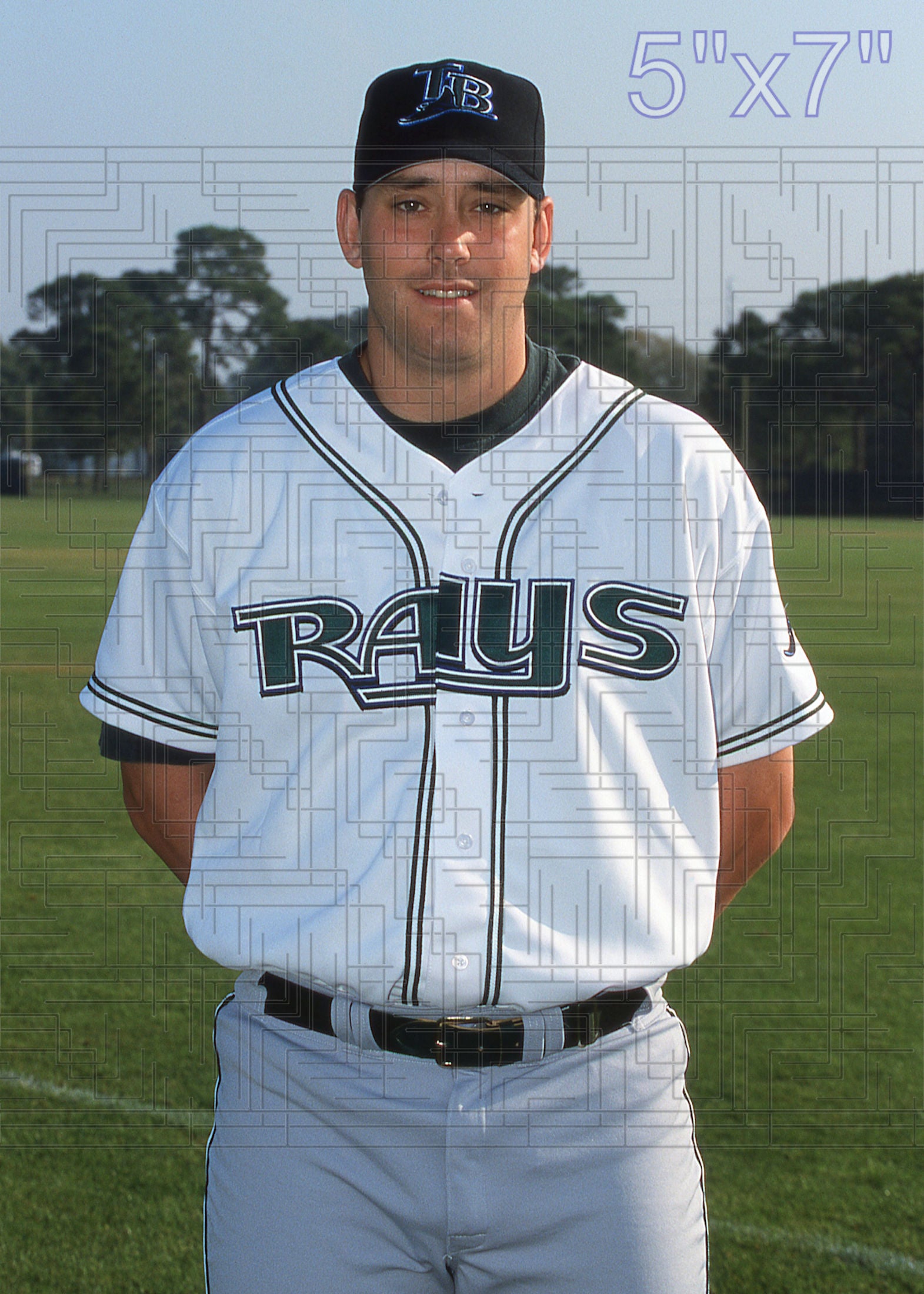 Dan Wheeler - 2001 Tampa Bay Devil Rays - choose a size & style