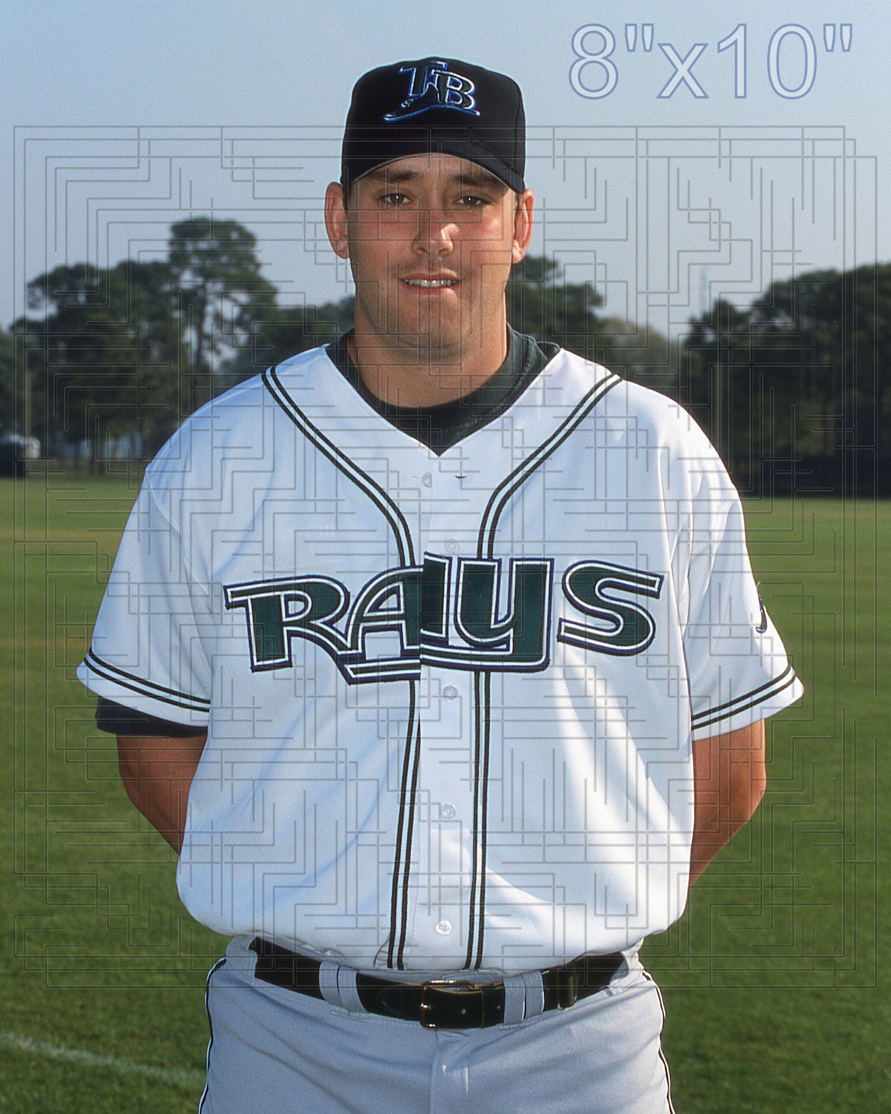 Dan Wheeler - 2001 Tampa Bay Devil Rays - choose a size & style