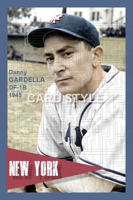 Danny Gardella - 1945 New York Giants - choose a size & style