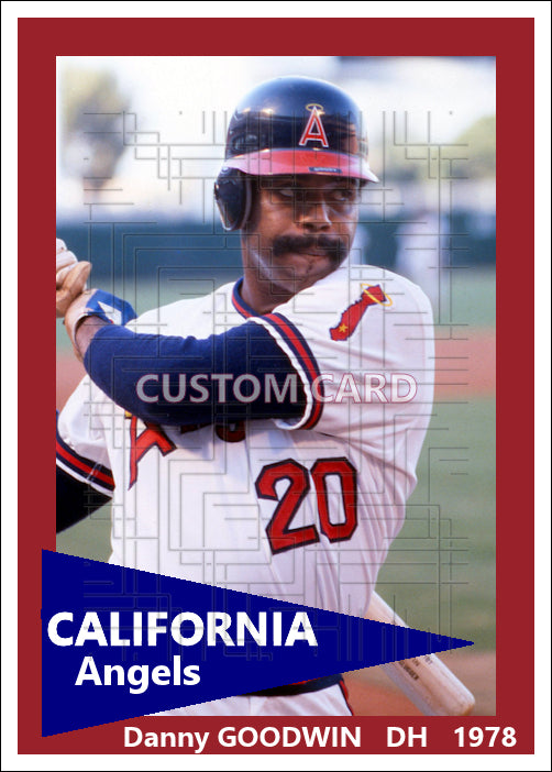 Danny Goodwin - 1978 California Angels - choose a size & style
