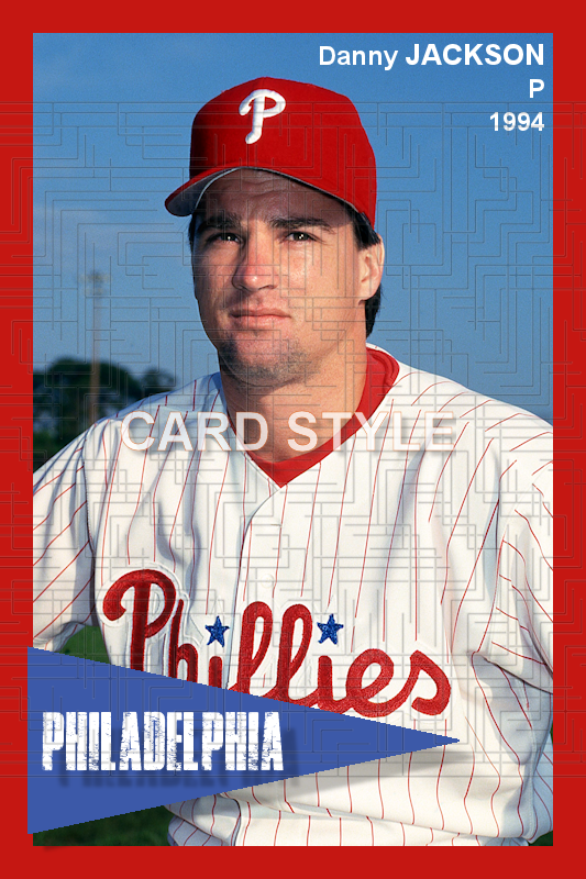Danny Jackson - 1994 Philadelphia Phillies - choose a size & style