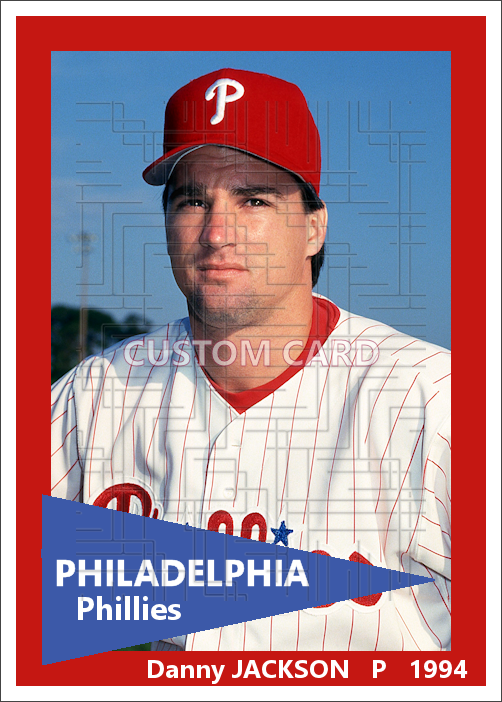 Danny Jackson - 1994 Philadelphia Phillies - choose a size & style