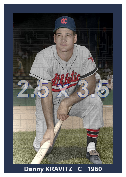 Danny Kravitz - 1960 Kansas City Athletics - choose a size & style