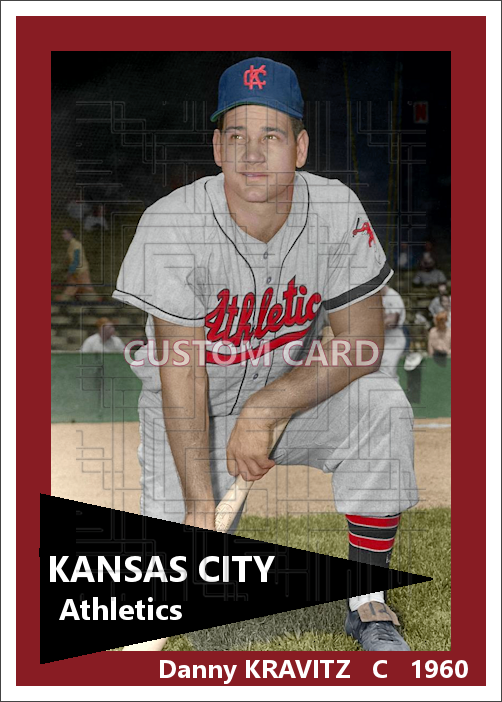 Danny Kravitz - 1960 Kansas City Athletics - choose a size & style