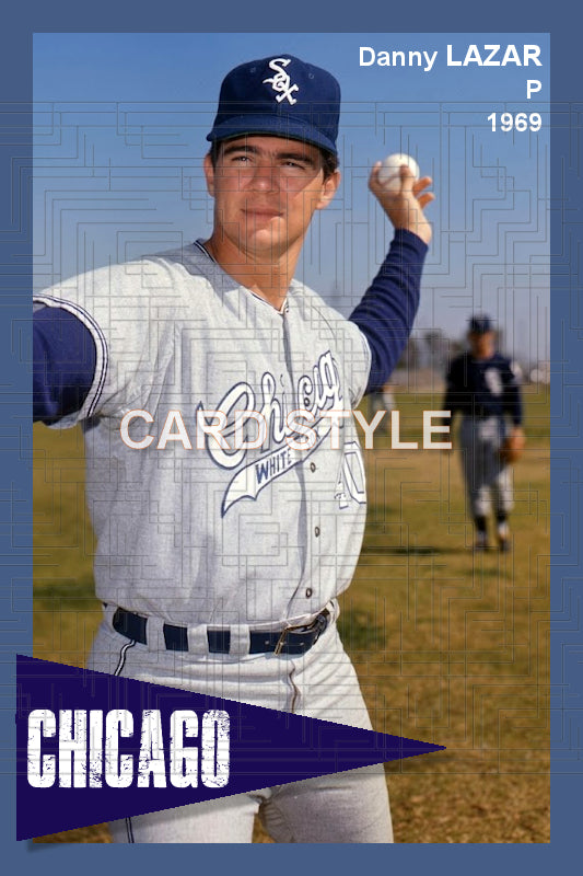 Danny Lazar - 1969 Chicago White Sox - choose a size & style