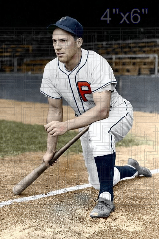 Danny Litwhiler - 1940-41 Philadelphia Phillies (home uniform) - choose a size & style