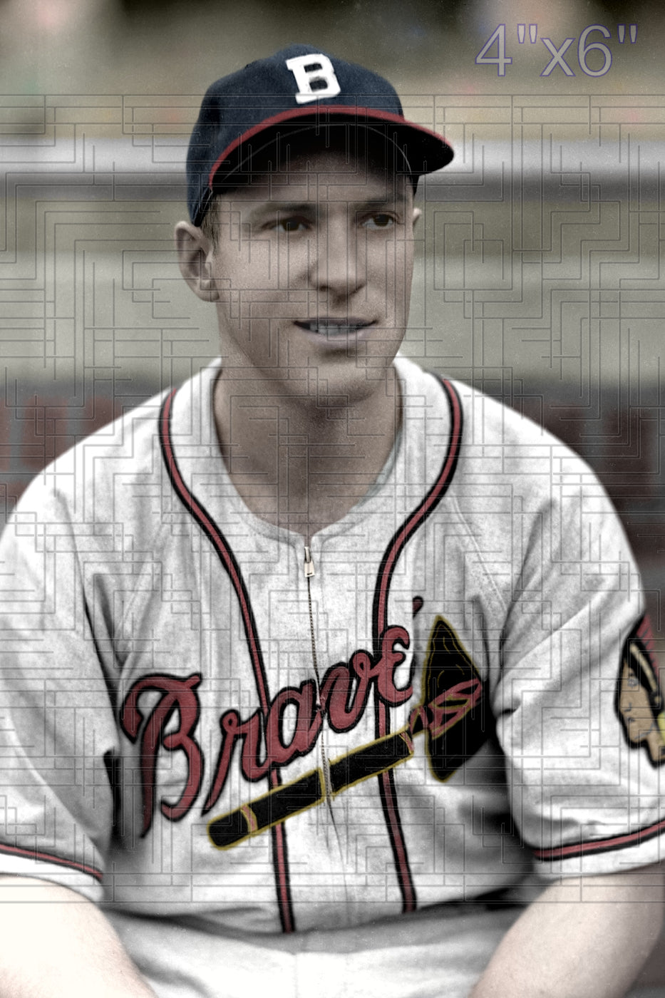 Danny Litwhiler - 1946-48 Boston Braves - choose a size & style