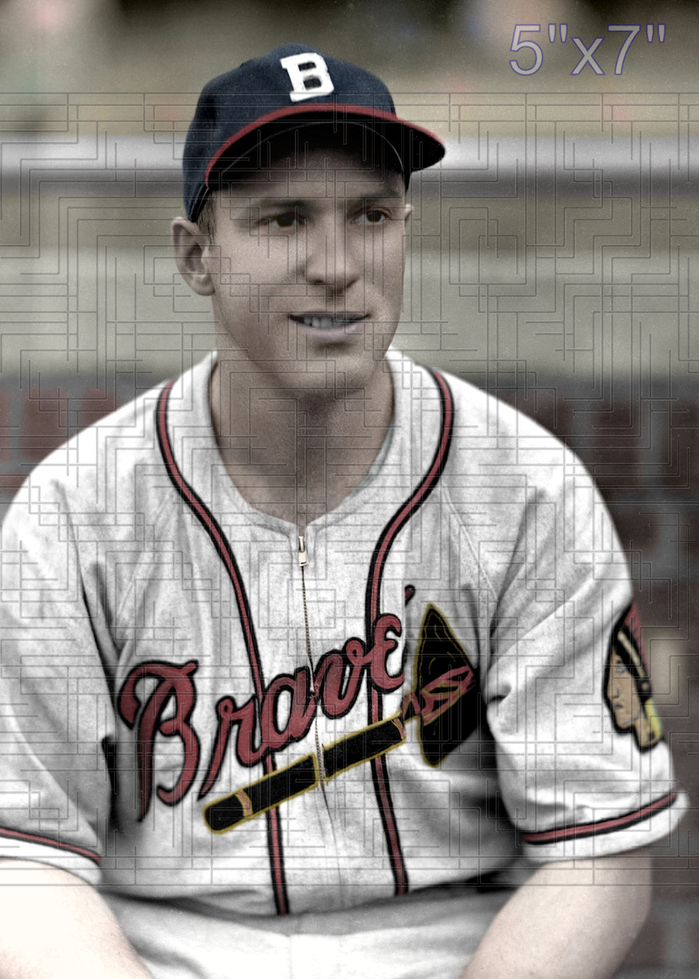 Danny Litwhiler - 1946-48 Boston Braves - choose a size & style