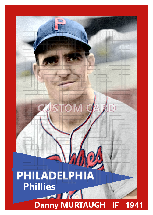Danny Murtaugh - 1941 Philadelphia Phillies - choose a size & style