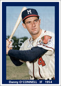 Danny O'Connell - 1954 Milwaukee Braves - choose a size & style
