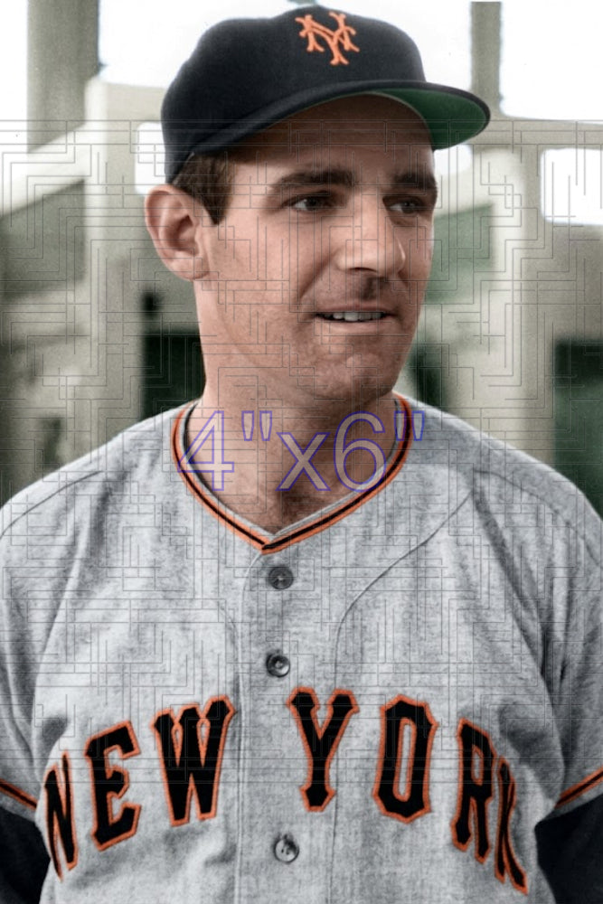 Danny O'Connell - 1957 New York Giants - choose a size & style