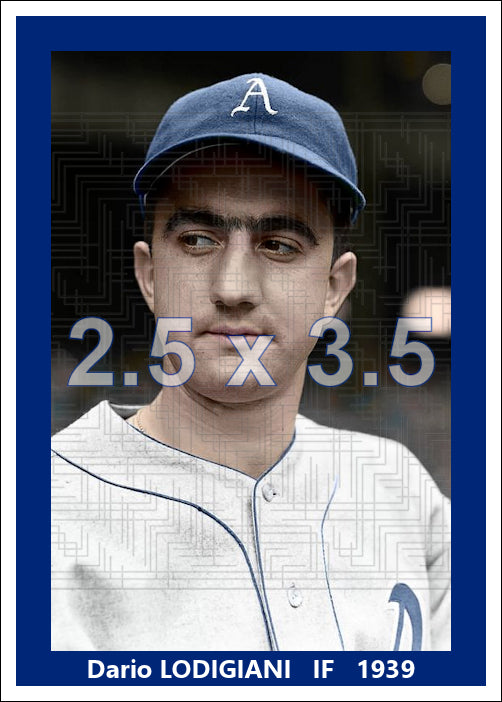 Dario Lodigiani - 1939 Philadelphia Athletics - choose a size & style