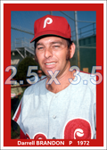 Darrell Brandon - 1972 Philadelphia Phillies - choose a size & style