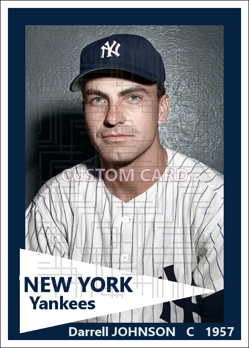 Darrell Johnson - 1957 New York Yankees - choose a size & style