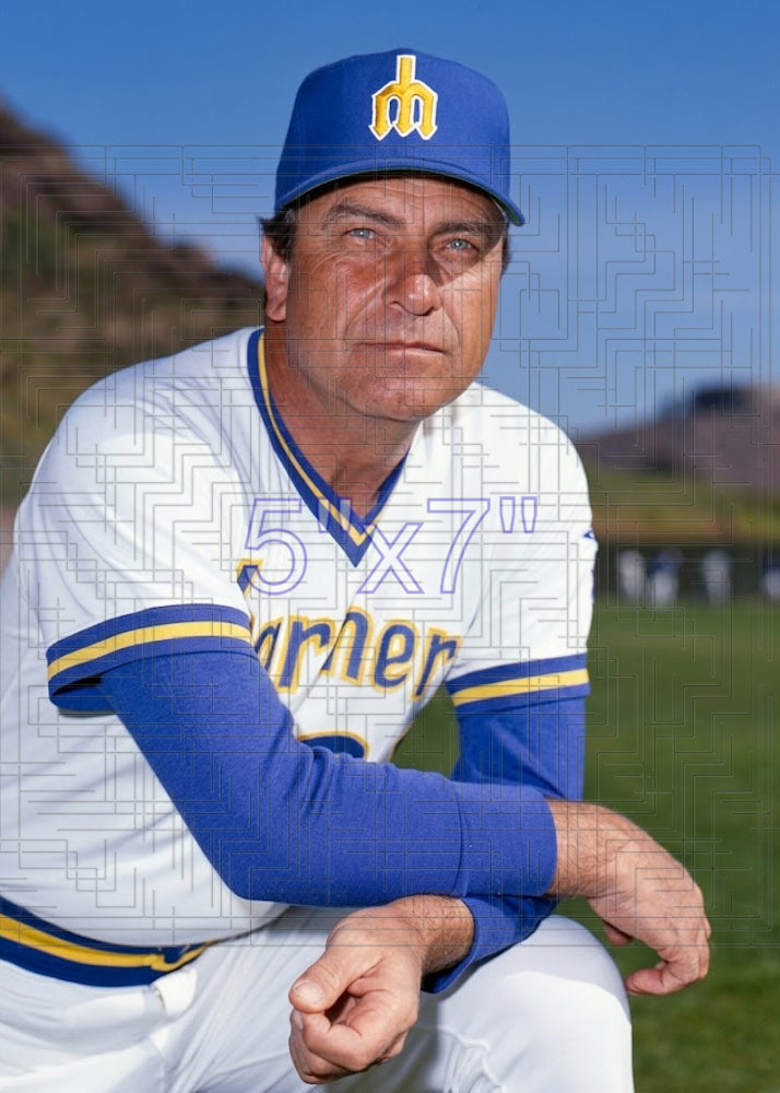 Darrell Johnson - 1977 Seattle Mariners - choose a size & style