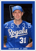 Darrell May - 2002 Kansas City Royals - choose a size & style