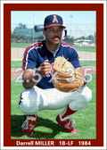 Darrell Miller - 1984 California Angels - choose a size & style