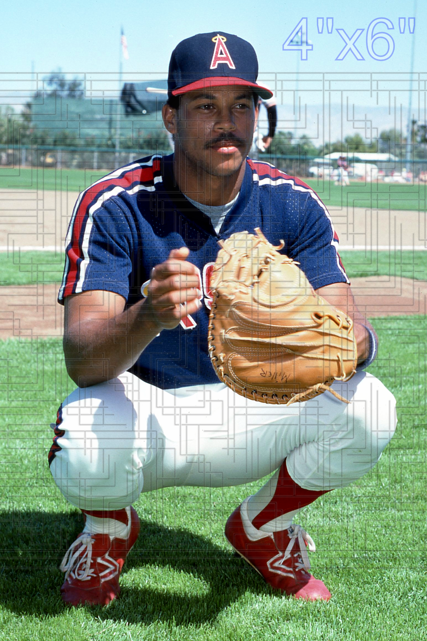 Darrell Miller - 1984 California Angels - choose a size & style