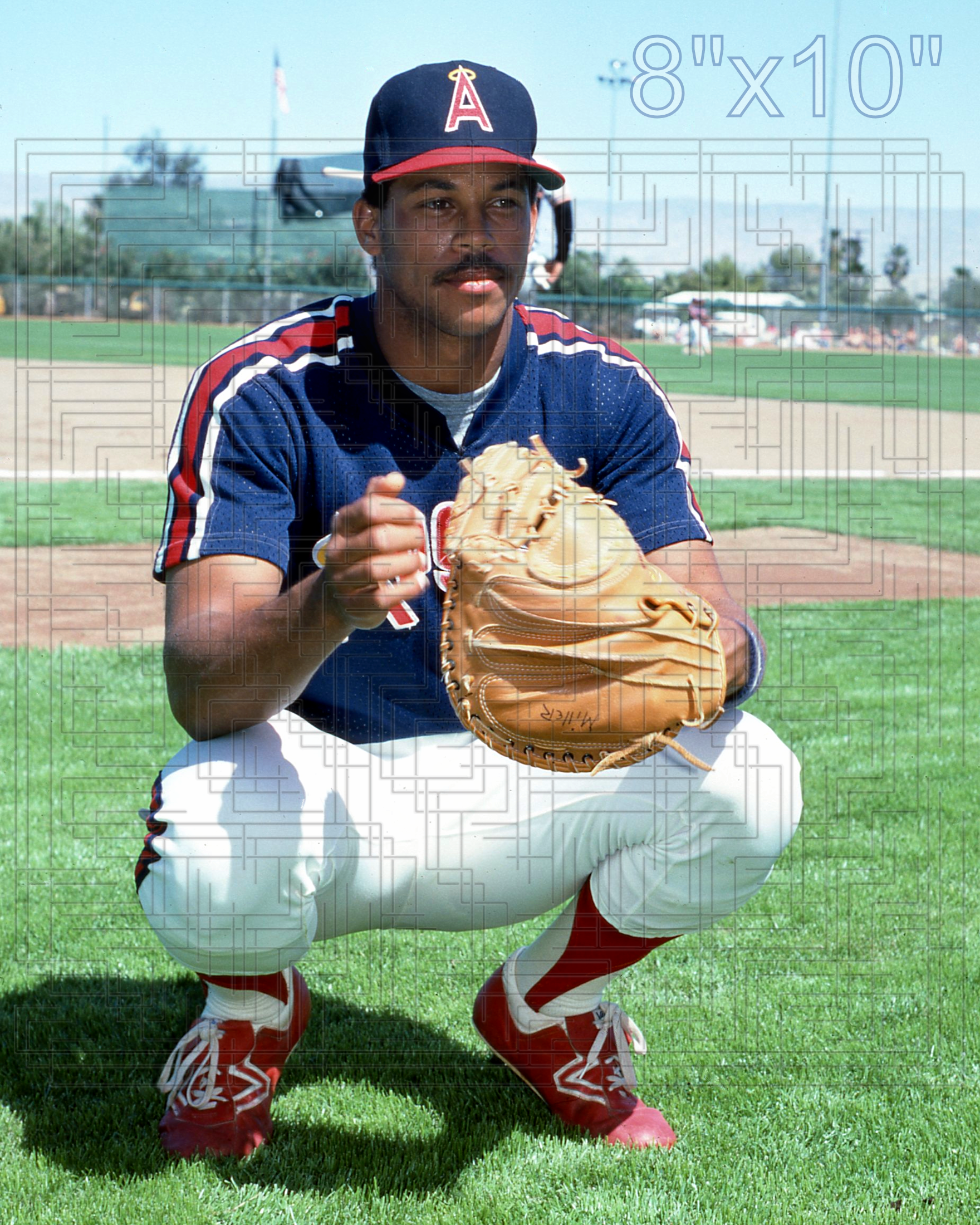 Darrell Miller - 1984 California Angels - choose a size & style