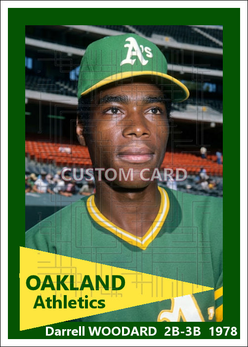 Darrell Woodard - 1978 Oakland Athletics - choose a size & style