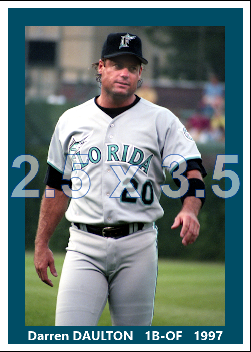 Darren Daulton - 1997 Florida Marlins - choose a size & style
