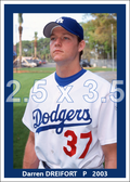 Darren Dreifort - 2003 Los Angeles Dodgers - choose a size & style