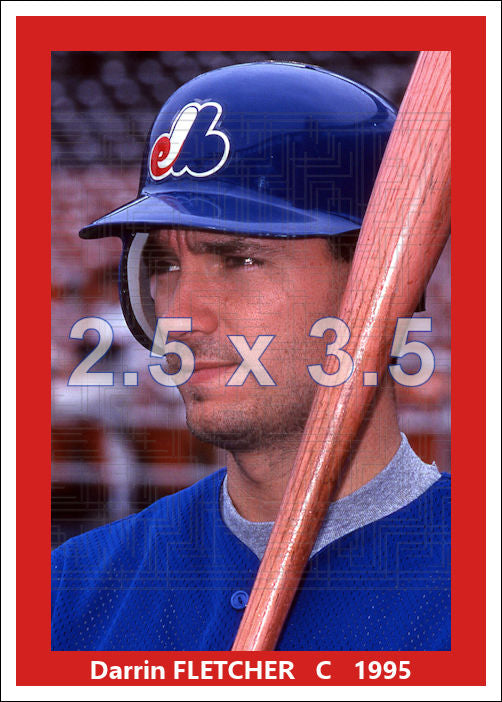 Darrin Fletcher - 1995 Montreal Expos - choose a size & style