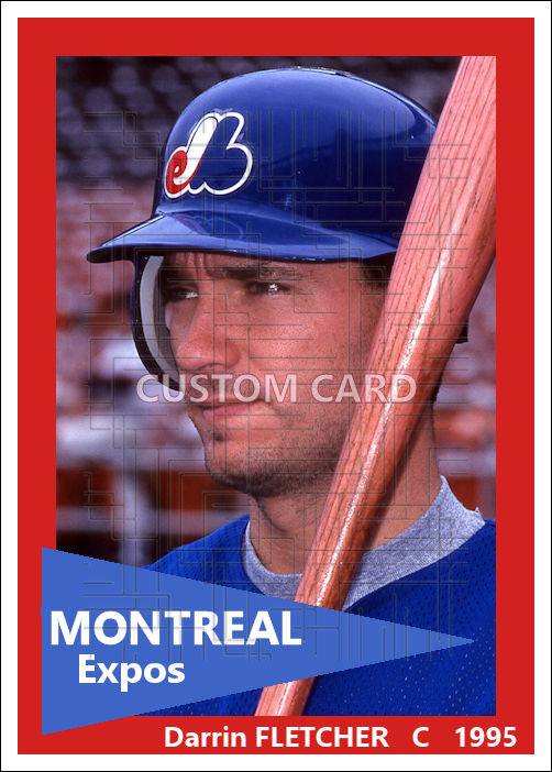Darrin Fletcher - 1995 Montreal Expos - choose a size & style