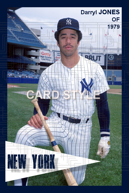 Darryl Jones - 1979 New York Yankees - choose a size & style