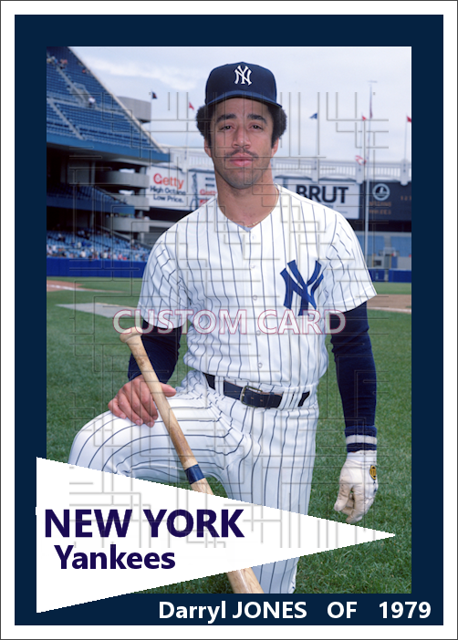 Darryl Jones - 1979 New York Yankees - choose a size & style