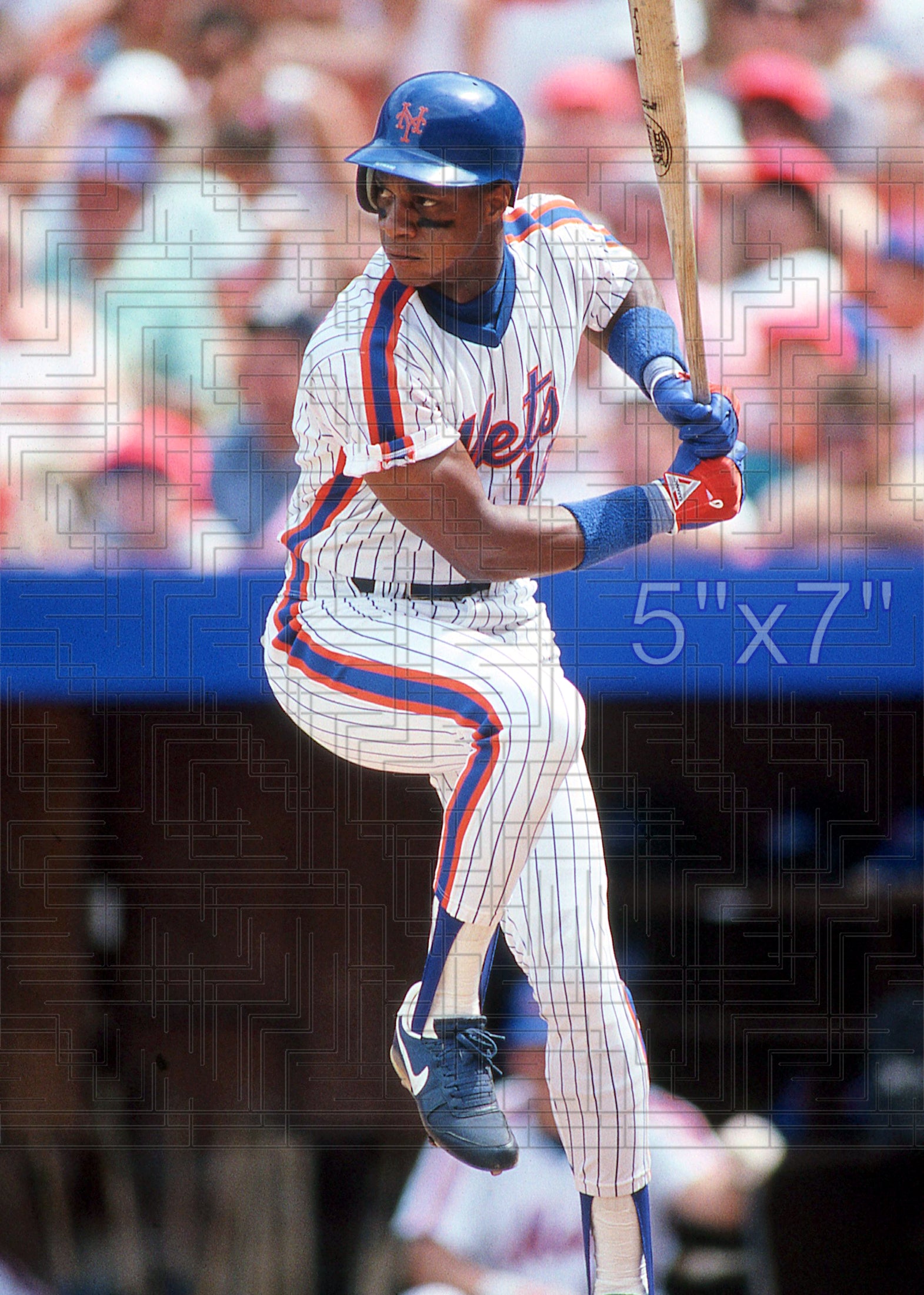 Darryl Strawberry - 1990 New York Mets - choose a size & style