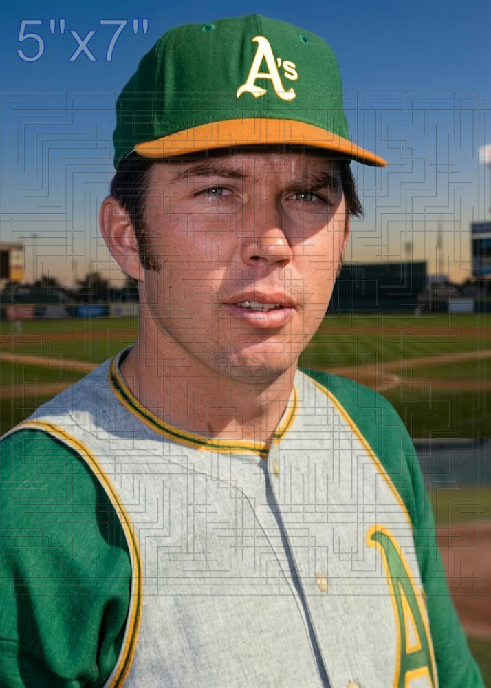 Daryl Patterson - 1971 Oakland Athletics - choose a size & style
