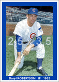 Daryl Robertson - 1962 Chicago Cubs - choose a size & style