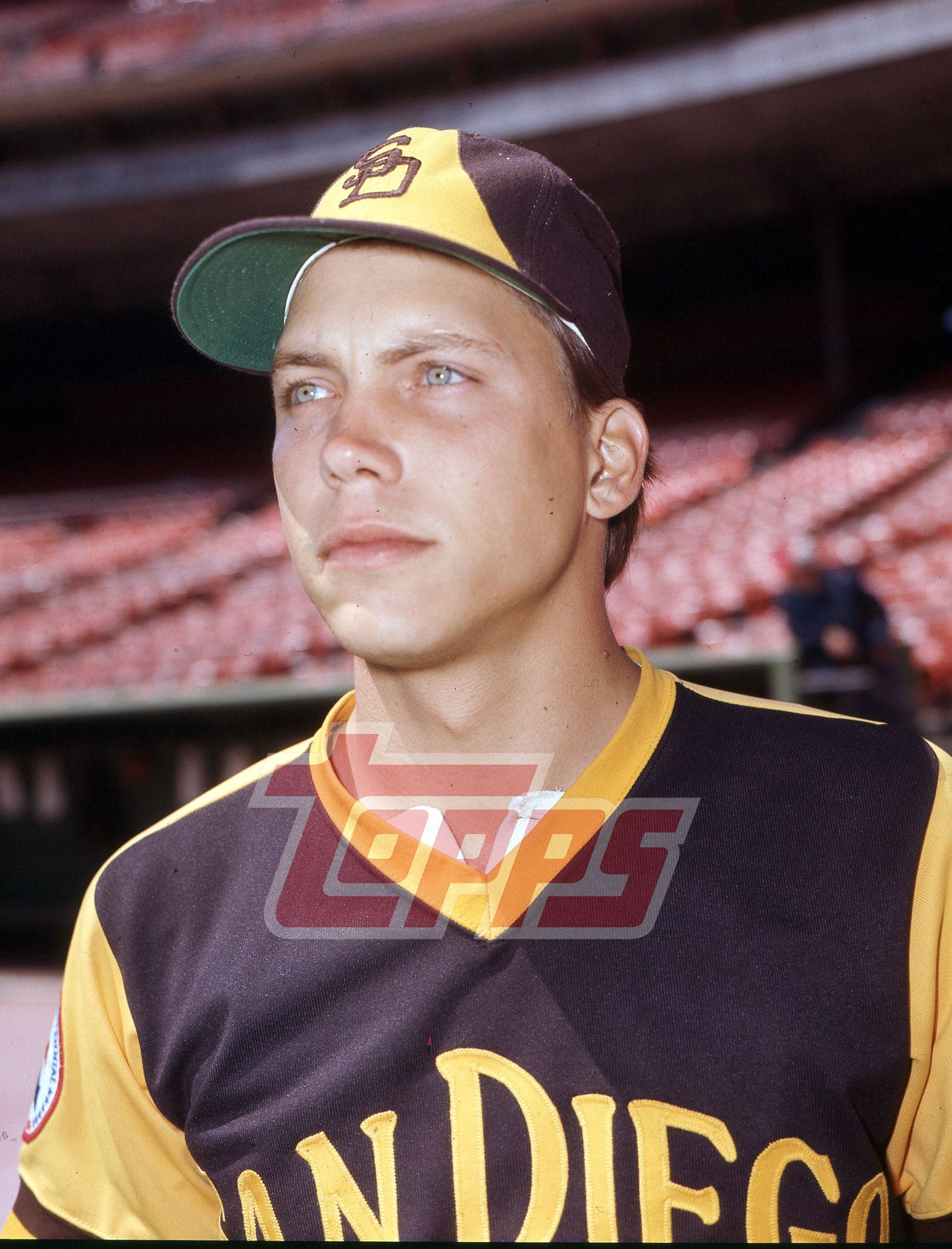 Dave Wehrmeister - 1976 San Diego Padres - original ToppsVault medium format color transparency