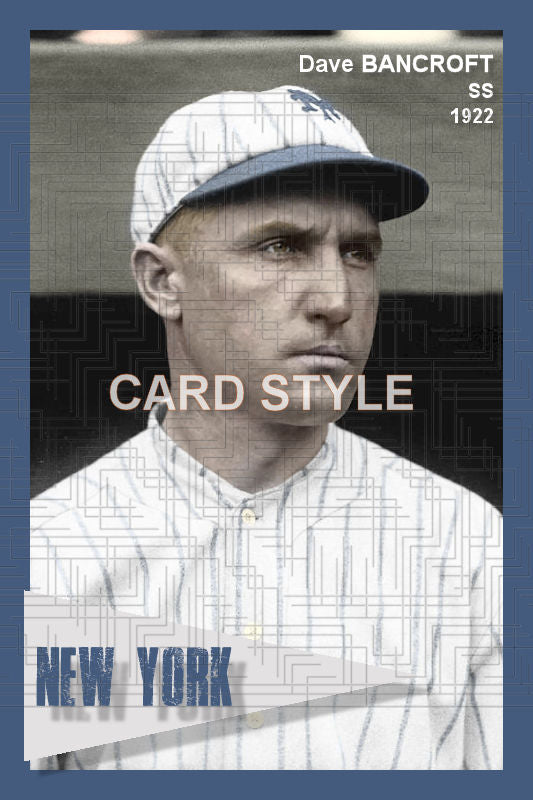 Dave Bancroft - 1922 New York Giants - choose a size & style