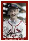 Dave Bartosch - 1945 St. Louis Cardinals - choose a size & style
