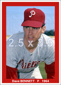 Dave Bennett - 1964 Philadelphia Phillies - choose a size & style